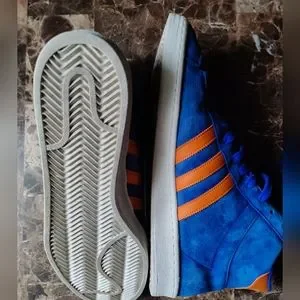 adidas | Shoes | Adidas Kareem Abduljabbar Blue Suede Orange  display picture 1